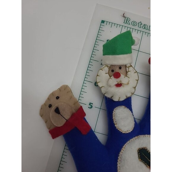 Christmas Hand Puppet with Santa Moose Cat Bear Ornament - Picture 6 of 6